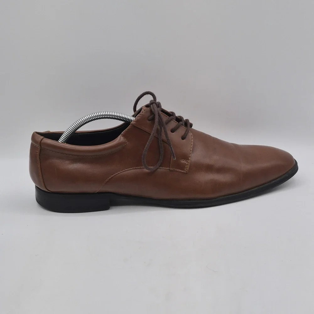 Alfani Andrew Shoes Mens‎ Size 11 Brown Synthetic Oxford Dress Lace Up Plain Toe